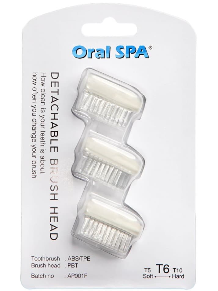 1 set of Oral SPA Toothbrush Head - White